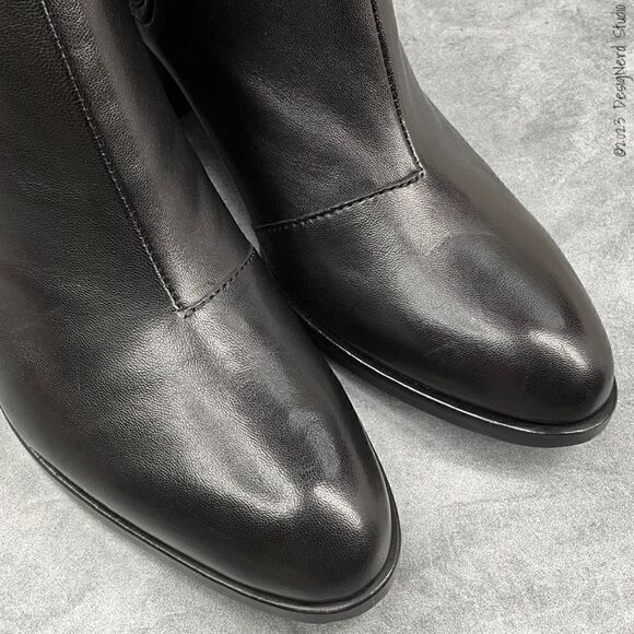 RAG & BONE WALKER LEATHER CHELSEA ANKLE BOOTS IN BLACK SIZE 8 WOMEN’S NEW IN BOX - Picture 6 of 16